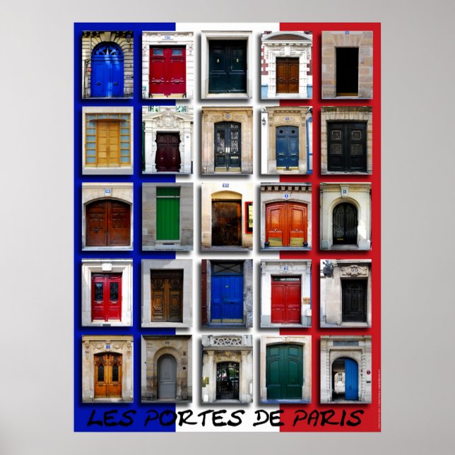 Die Türen von Paris Poster (Vorne)