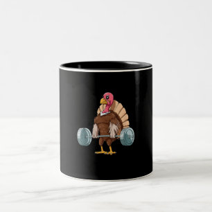 Die Türkei als Erntedank der Todbringenden Zweifarbige Tasse