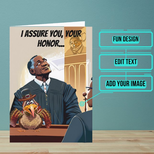 Die Türkei als Erntedank mit Flugrisiko Karte (Share your gratitude this year with a Thanksgiving greeting card using a fun and funny design.)