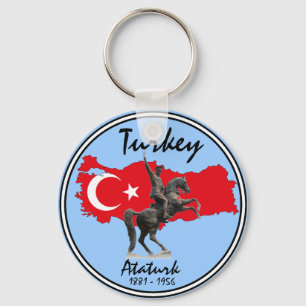Die Türkei-Ataturk Schlüsselanhänger