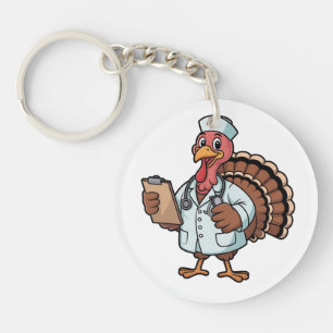 Die Türkei auf dem Erntedank der Krankenschwester Schlüsselanhänger