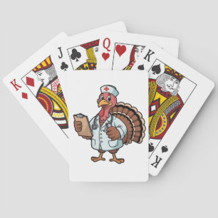 Die Türkei auf dem Erntedank der Krankenschwester  Spielkarten
