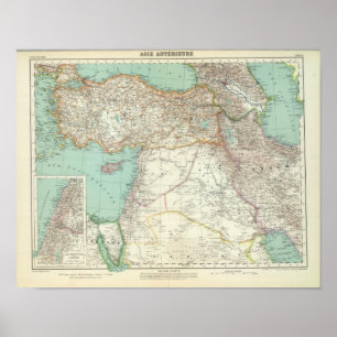 Die Türkei, der Irak, Asien Poster