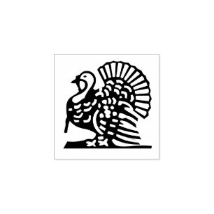 Die Türkei-Erntedank-Dekor-kundenspezifische Gummistempel