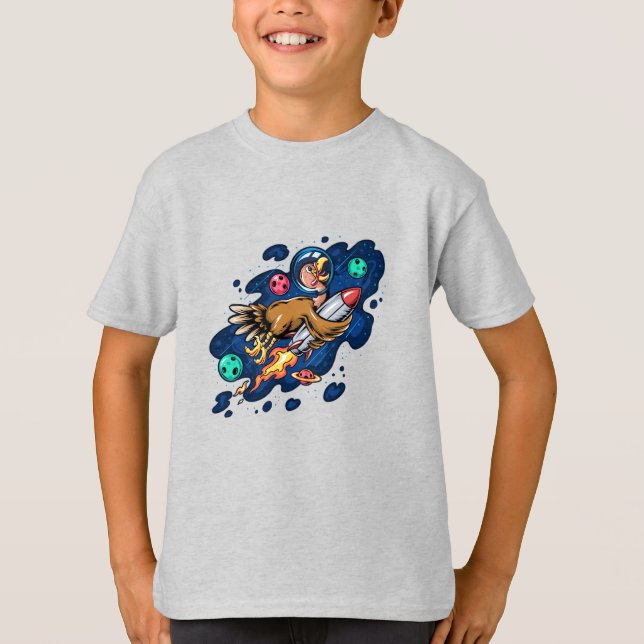 Die Türkei fährt eine Weltraumrakete mit hoher Ges T-Shirt (Vorderseite)