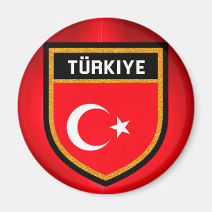 Die Türkei-Flagge Magnet