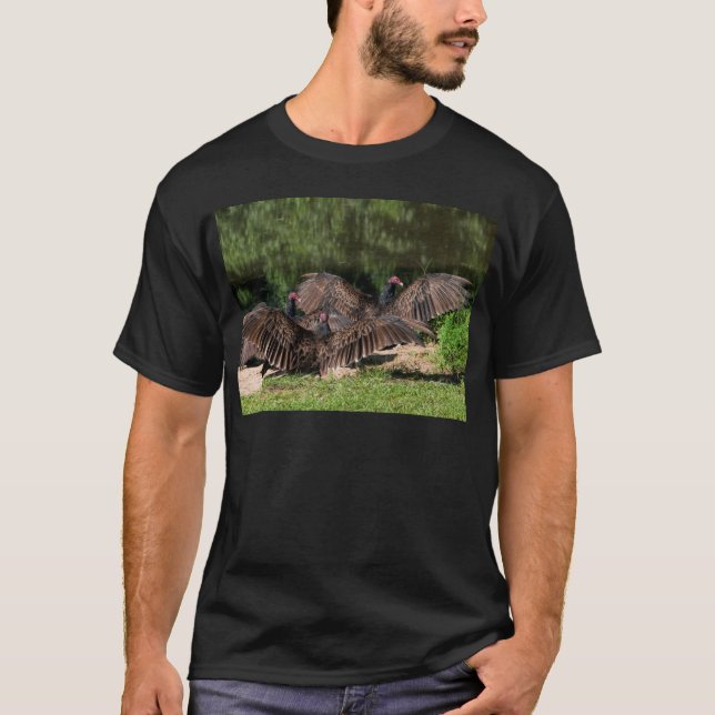 Die Türkei-Geier mit verbreiteten Flügeln T-Shirt (Vorderseite)