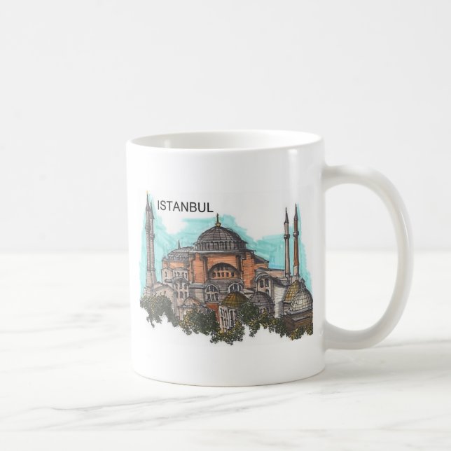 Die Türkei Istanbul Hagia Sophia (durch St.K) Kaffeetasse (Rechts)