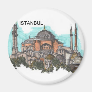 Die Türkei Istanbul Hagia Sophia (durch St.K) Magnet