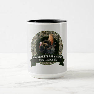 Die Türkei-Jagd-Tarnungs-Tasse Tasse