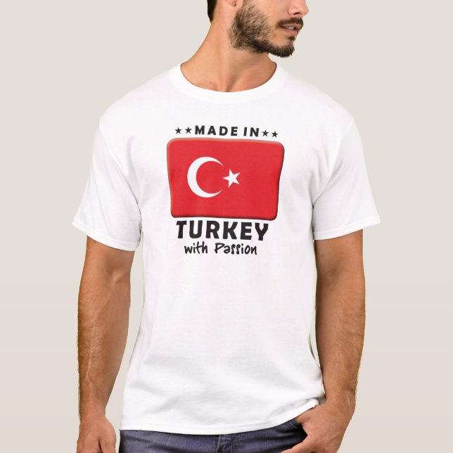 Die Türkei-Leidenschaft T-Shirt (Vorderseite)