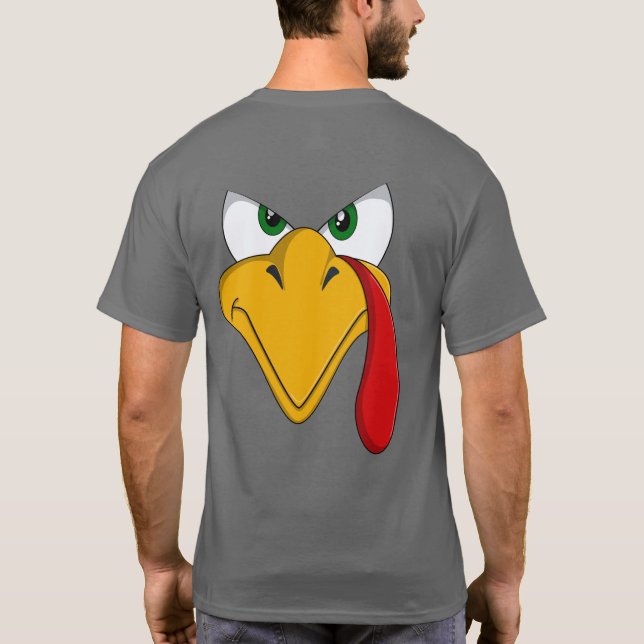 Die Türkei mit einem glücklichen Tanksgiving-Urlau T-Shirt (Rückseite)