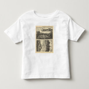 Die Türkei-Nebenfluss-Bauernhof, Nebraska Kleinkind T-shirt