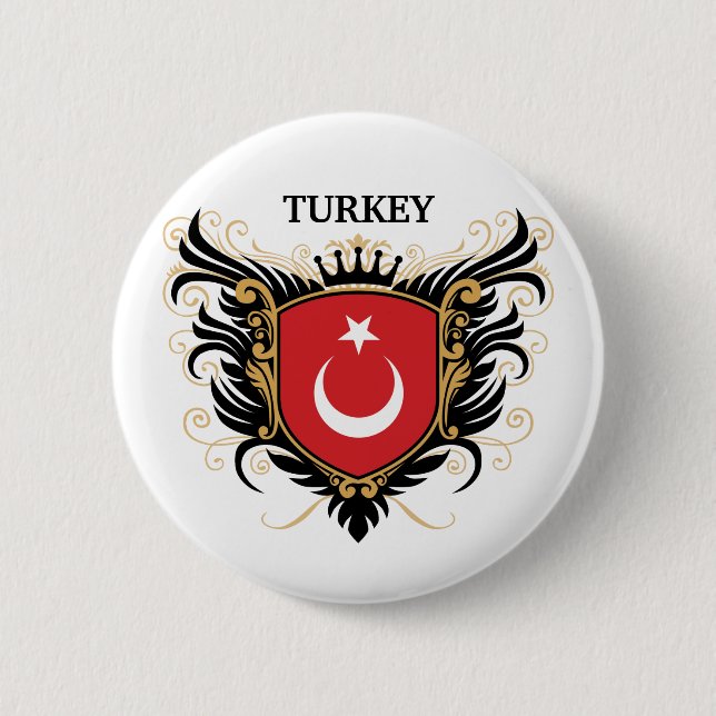 Die Türkei [personifizieren Sie] Button (Vorderseite)