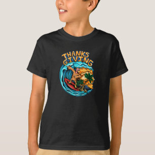 Die Türkei reitet auf einem Surfbrett auf den Ozea T-Shirt