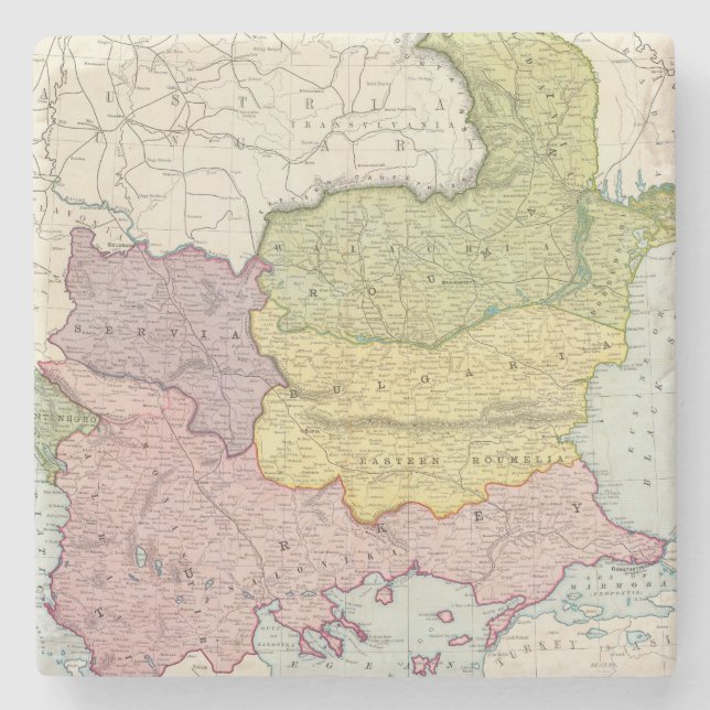 Die Türkei Steinuntersetzer (Vorderseite)
