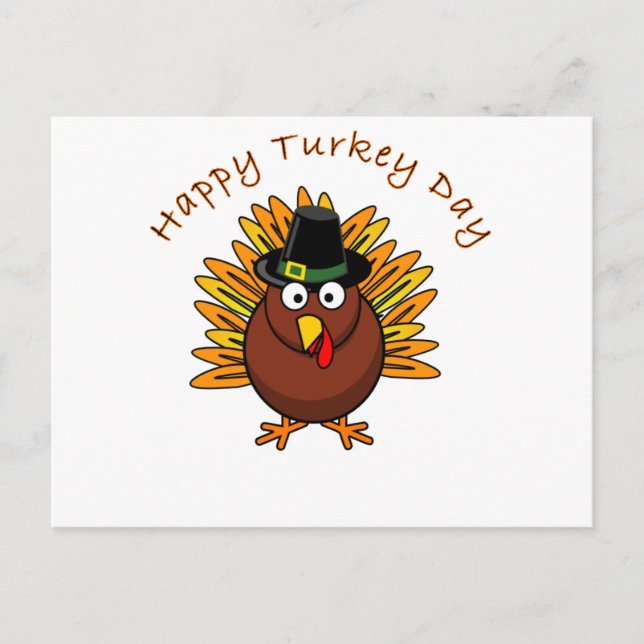 Die Türkei-TagesErntedank-Feiertags-die Feiertagspostkarte (Vorderseite)