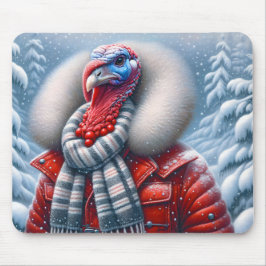 Die Türkei trägt ein rotes Coat Mousepad