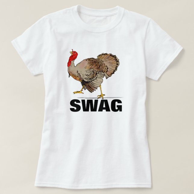 Die Türkeiswag-lustiges Erntedank-Shirt T-Shirt (Design vorne)