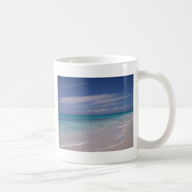 Die Türken u. der Caicos - der Strand! Kaffeetasse (Rechts)