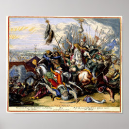Die türkische Belagerung Wiens 1683 Poster