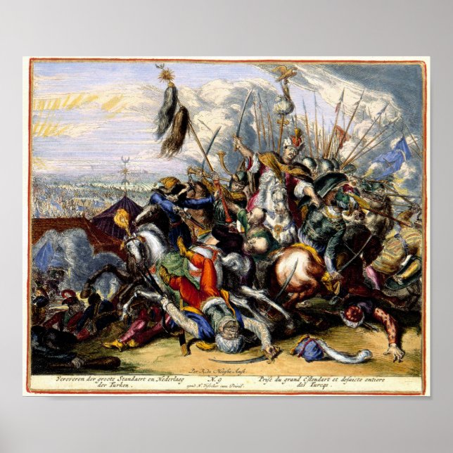 Die türkische Belagerung Wiens 1683 Poster (Vorne)