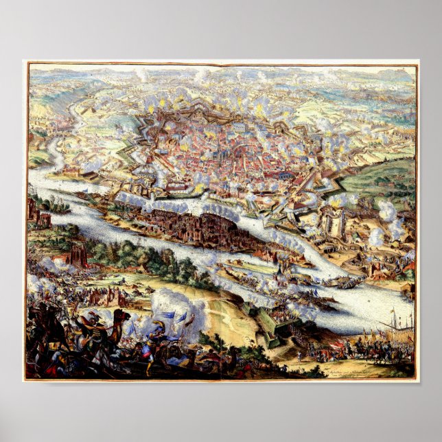 Die türkische Belagerung Wiens 1863 Poster (Vorne)