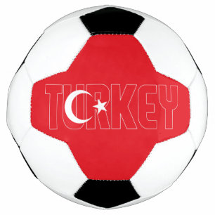 Die türkische Flagge Adortable Patriotic Fußball