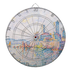 Die Türme von Antibes (von Paul Signac) Dartscheibe