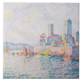 Die Türme von Antibes (von Paul Signac) Fliese