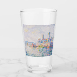 Die Türme von Antibes (von Paul Signac) Glas