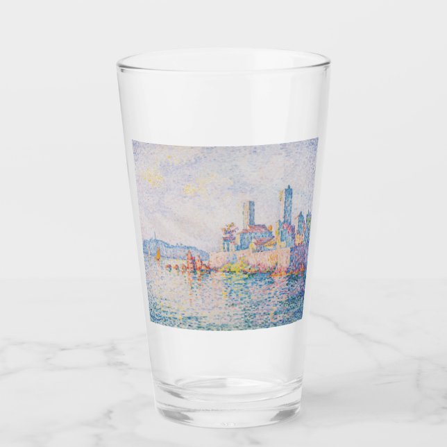 Die Türme von Antibes (von Paul Signac) Glas (Vorderseite)
