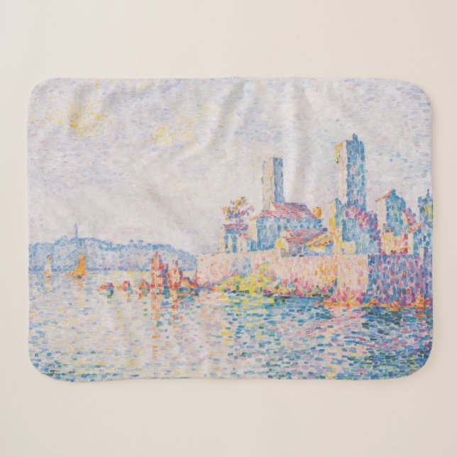 Die Türme von Antibes (von Paul Signac) Sherpadecke (Vorderseite (Horizontal))