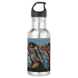 Die Türme (von Hans von Marées) Edelstahlflasche