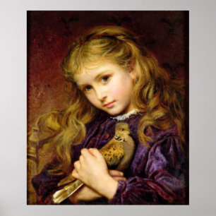 Die Turteltaube von Sophie Anderson Poster