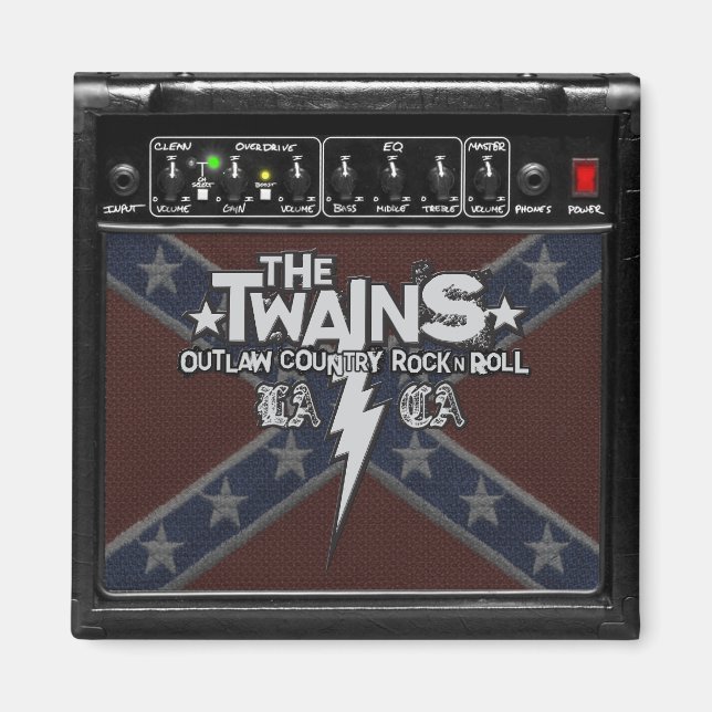 Die TWAINS Dixie Amp Magnet! Magnet (Vorne)