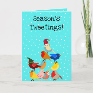 "Die Twitter der Saison!" Faltschachtel Karte