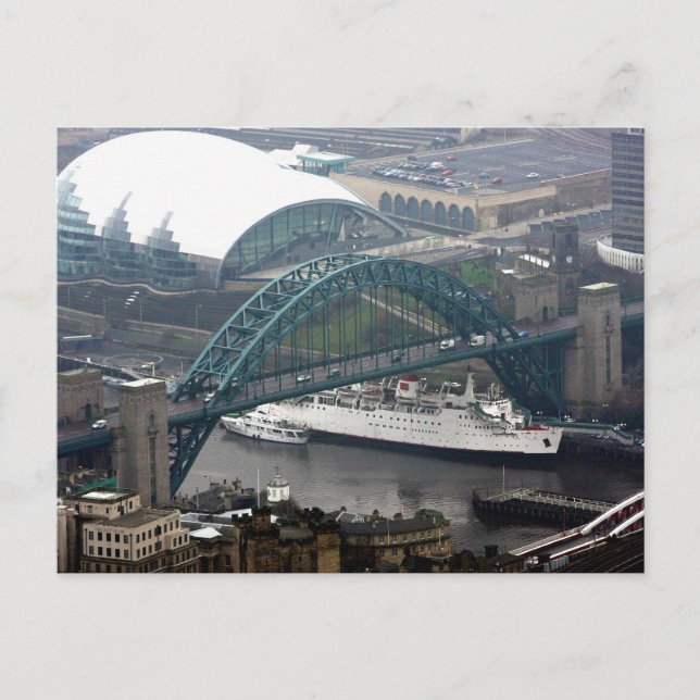 Die Tyne-Brücke Postkarte (Vorderseite)