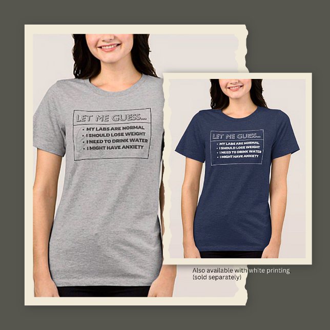 Die typischen Antworten des medizinischen Berufsst Tri-Blend Shirt (Von Creator hochgeladen)