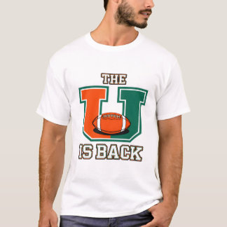 Die U ist zurück Orange und Grün College Football  T-Shirt