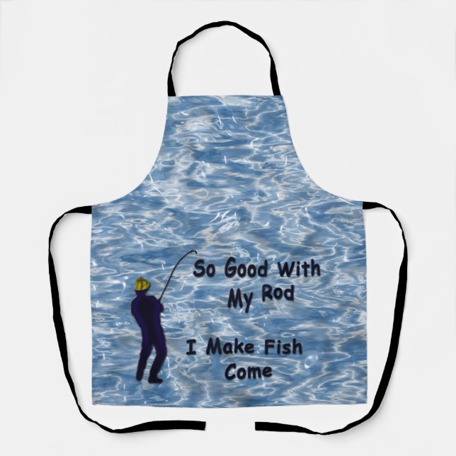 Die überdruckbare Spitze eines Fisherman Schürze (Vorderseite)