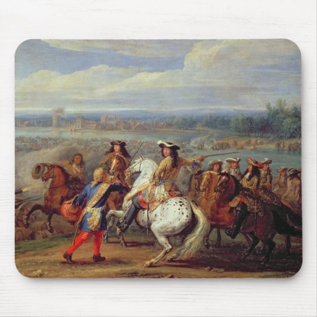 Die Überfahrt des Rheins, am 12. Juni 1672 (Öl an Mousepad (Vorne)