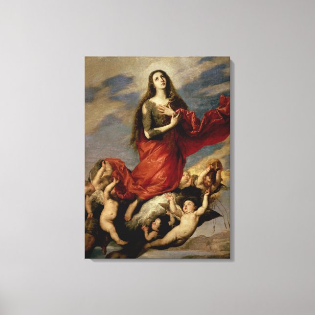 Die Übernahme von Mary Magdalene, 1636 Leinwanddruck (Vorderseite)