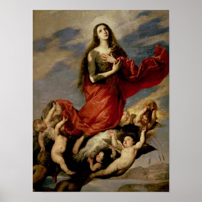 Die Übernahme von Mary Magdalene, 1636 Poster (Vorne)