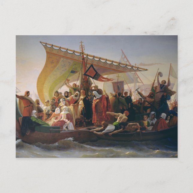 Die Überquerung des Bosporus Postkarte (Vorderseite)