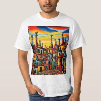 Die überraschten Gebäude T-Shirt