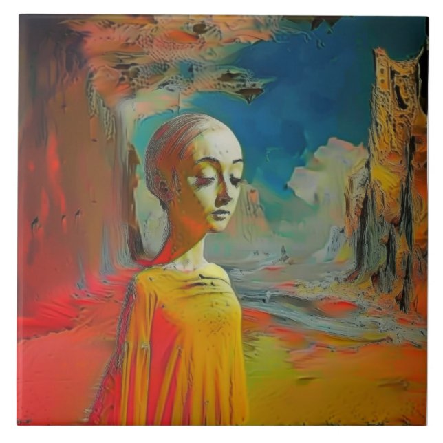 Die Überraschung Fliese (Vorderseite)