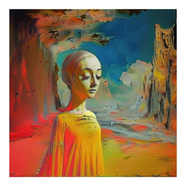 Die Überraschung Fotodruck (Vorne)