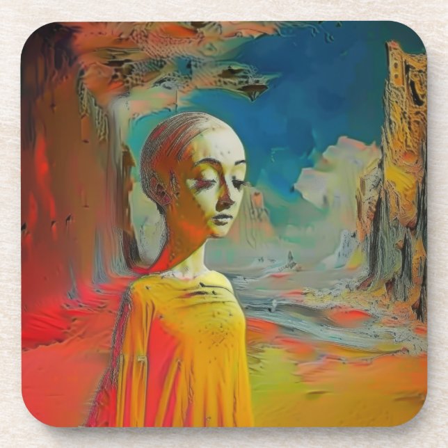 Die Überraschung Getränkeuntersetzer (Vorderseite)