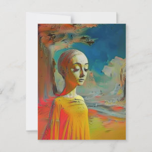 Die Überraschung Postkarte